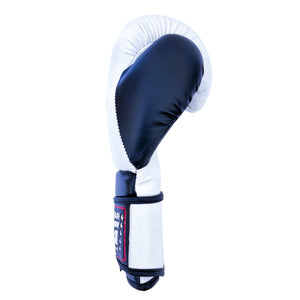 WHITE ALPHA MUAY THAI BOXING GLOVES - DUO GEAR UK