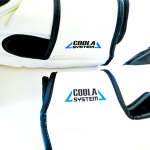 WHITE ALPHA MUAY THAI BOXING GLOVES - DUO GEAR UK