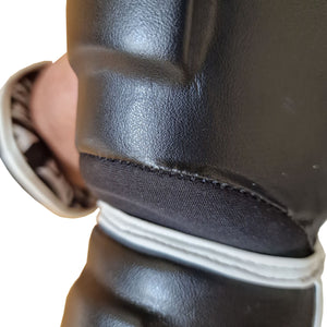 BLACK ALPHA MUAY THAI SHIN & INSTEP PROTECTORS - DUO GEAR UK