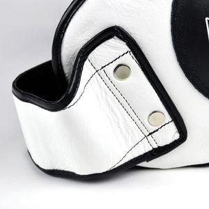 BP2 MTG PRO WHITE LEATHER BELLY PAD