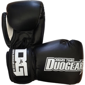 DUO GEAR | Boxing Gloves | BLACK DUOSTAR MUAY THAI BOXING GLOVES