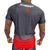 BLACK RED OMBRE MUAY THAI SPORTS & TRAINING POLY T-SHIRT