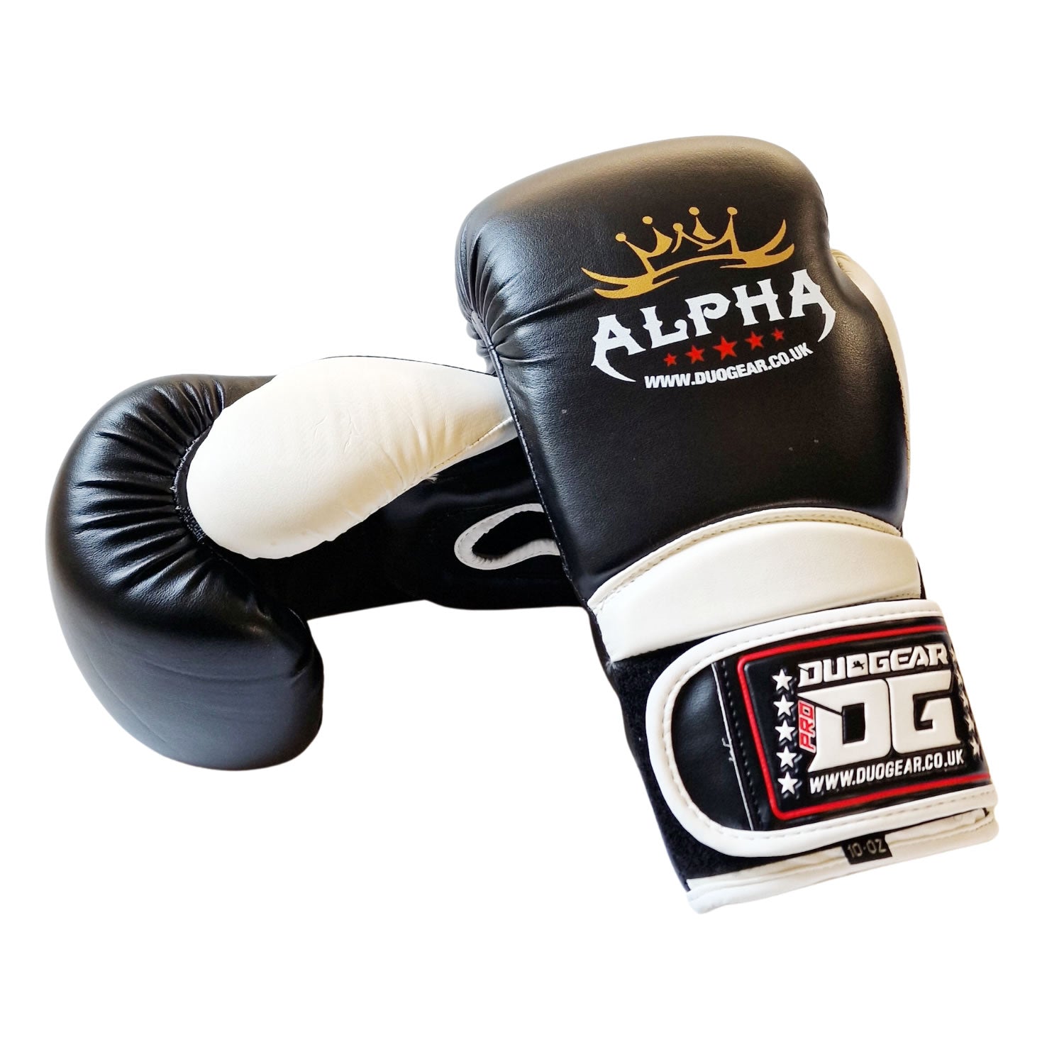 BLACK ALPHA MUAY THAI BOXING GLOVES