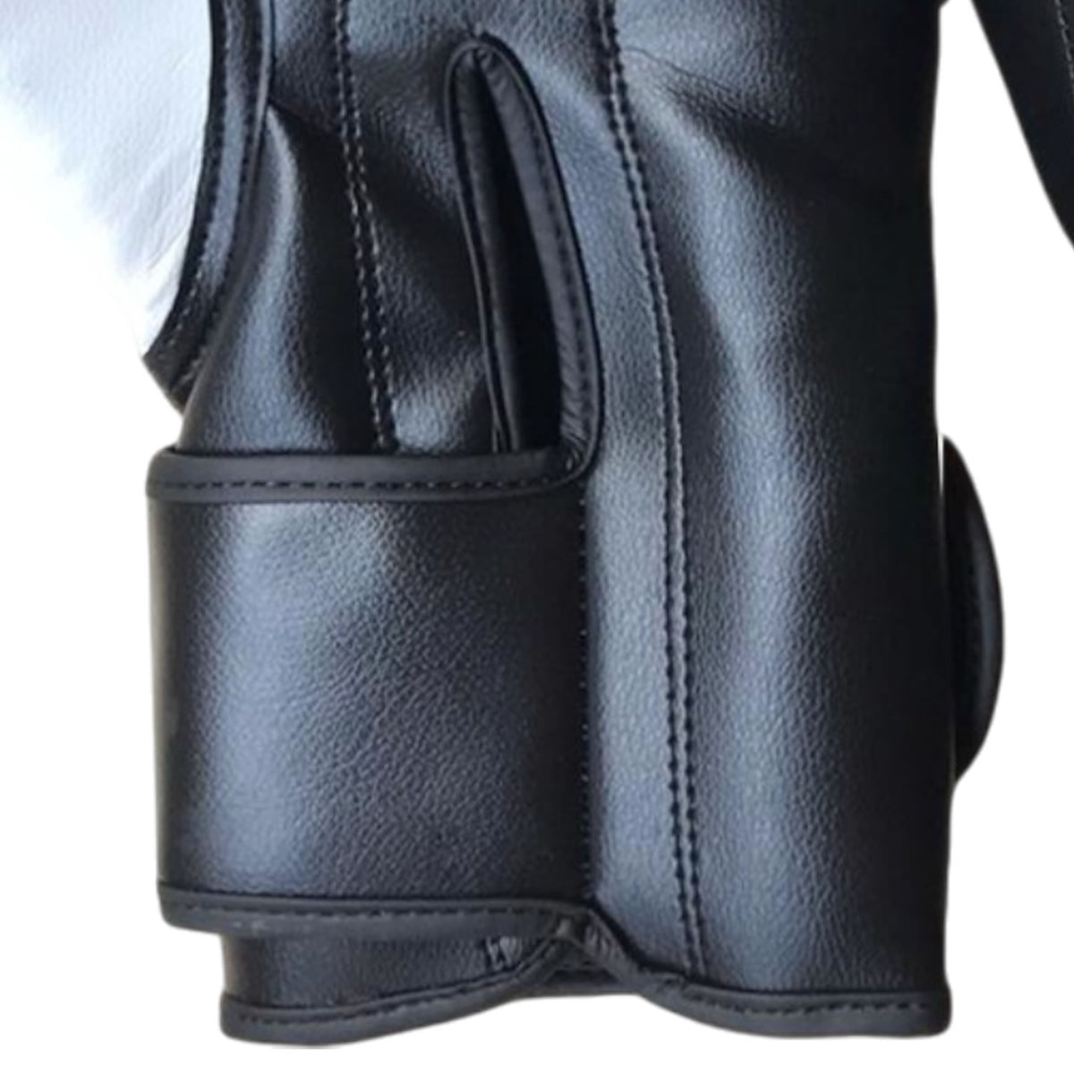 BLACK MUAY THAI BOXING GLOVES DG STAR