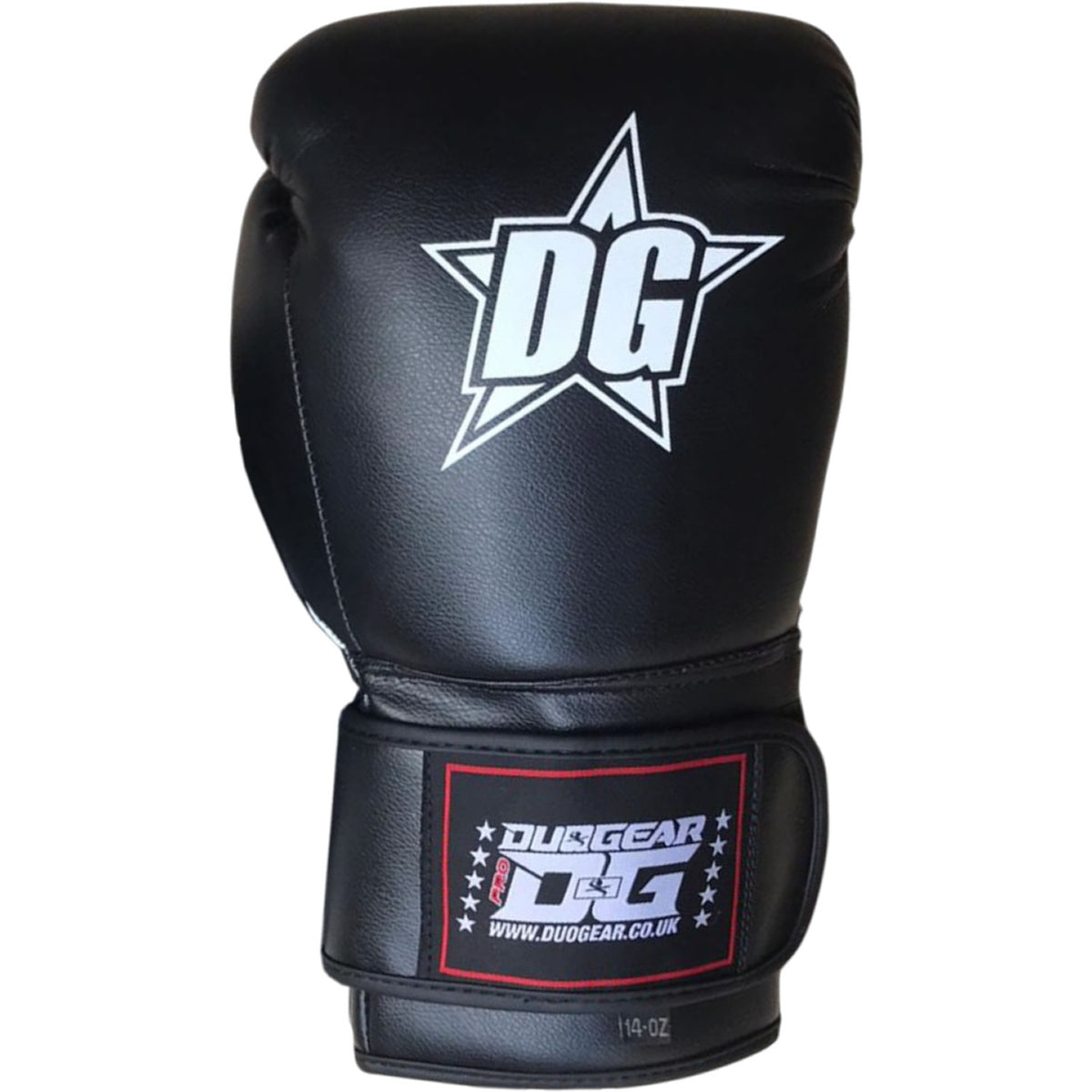 BLACK MUAY THAI BOXING GLOVES DG STAR