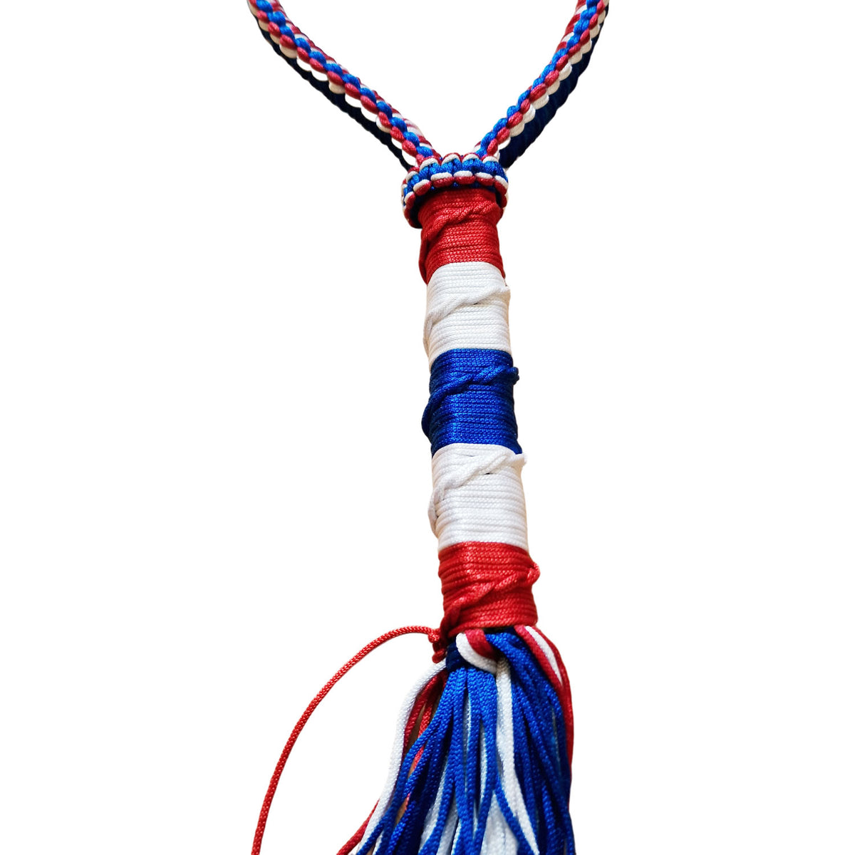TRADITIONAL WEAVE MUAY THAI MONGKOL (Set) RED WHITE BLUE