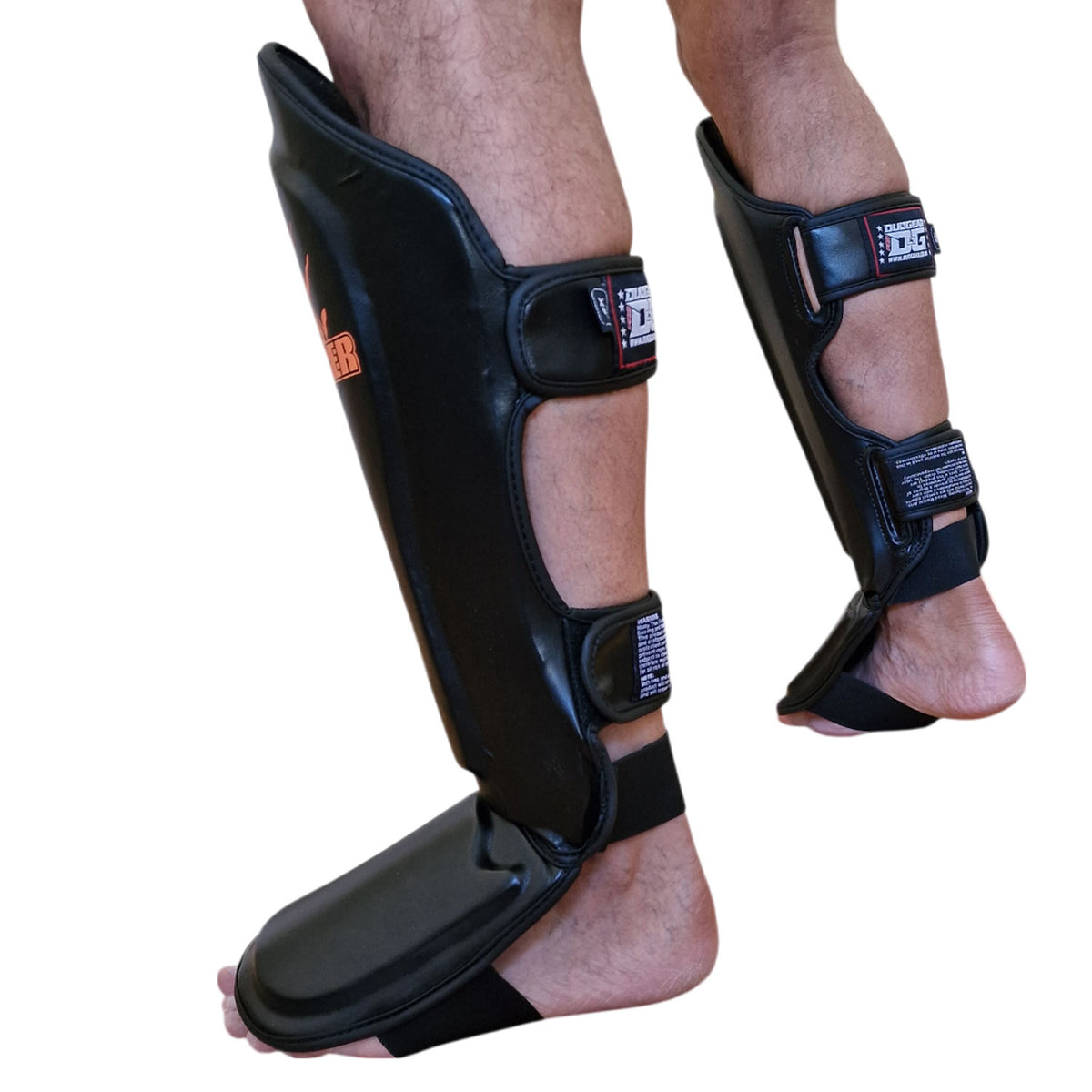 BLACK MUAY THAI SHIN & INSTEP PROTECTORS THAIGER25