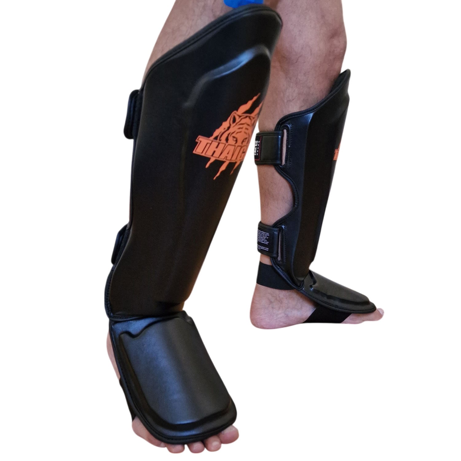 BLACK MUAY THAI SHIN & INSTEP PROTECTORS THAIGER25