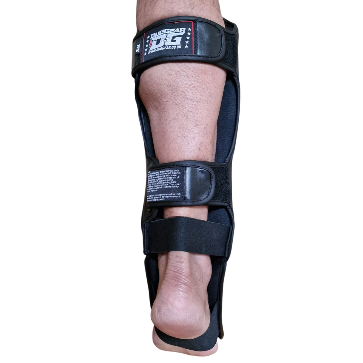 BLACK MUAY THAI SHIN & INSTEP PROTECTORS DG STAR
