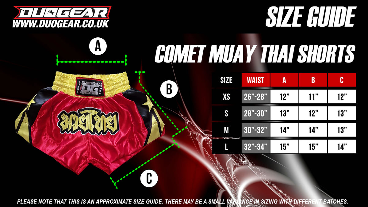 COMET MUAY THAI KICKBOXING SHORTS