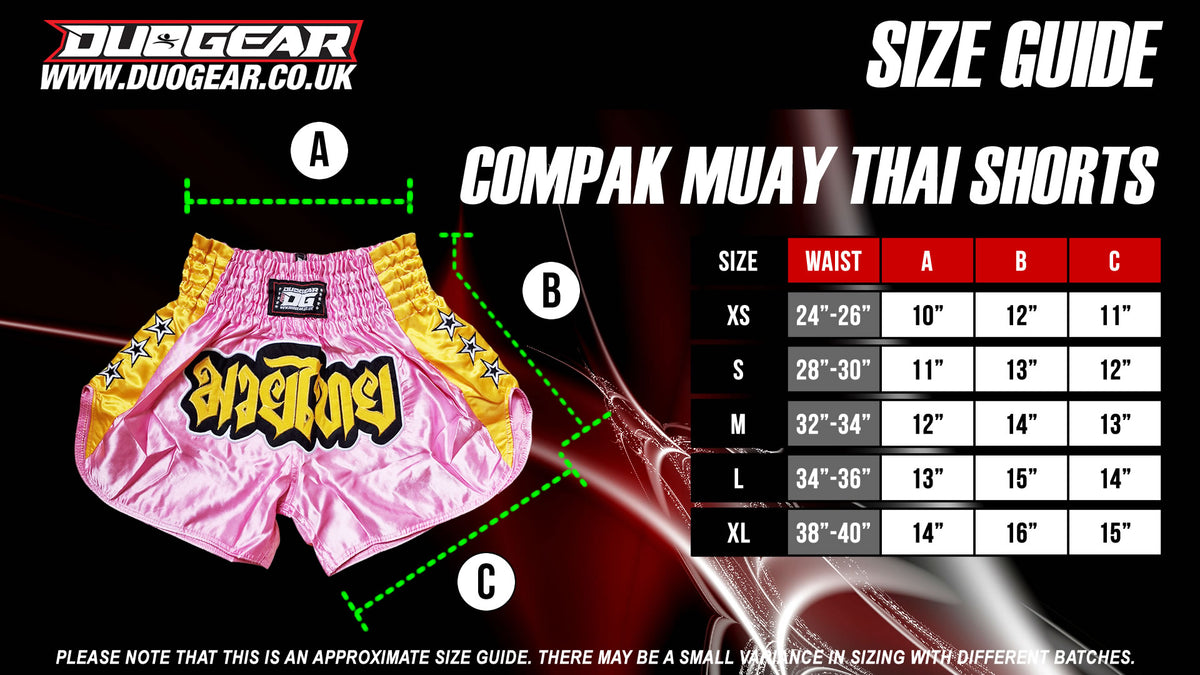 COMPAK MUAY THAI KICKBOXING SHORTS