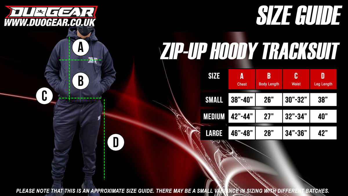 BLACK DUO GEAR POLYESTER FLEECE TRAINING & CASUAL TRACKSUIT