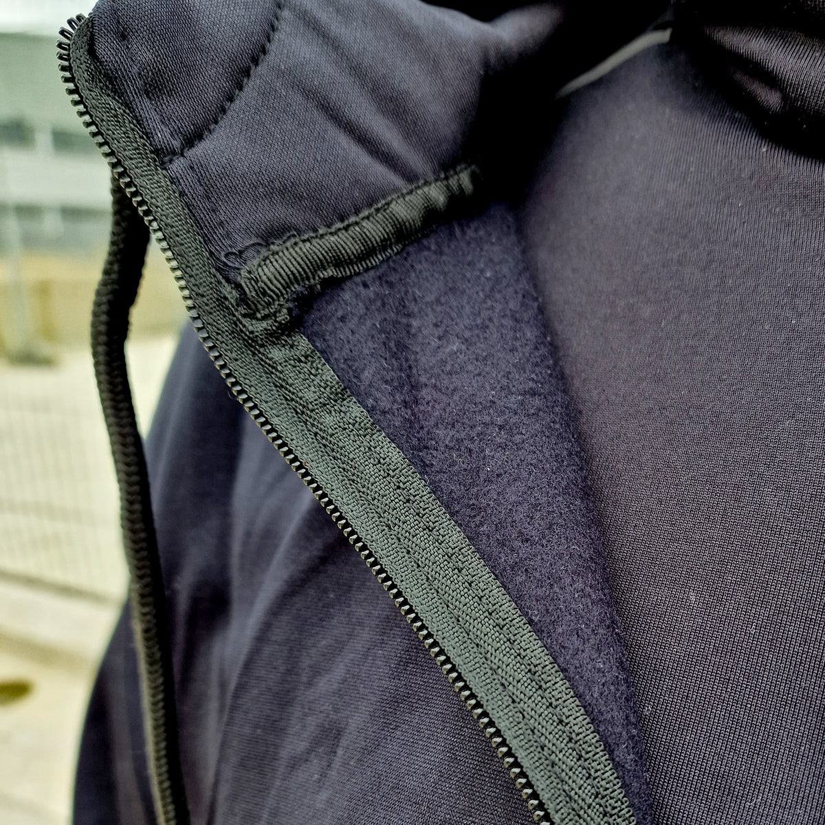 BLACK DUO GEAR POLYESTER FLEECE TRAINING & CASUAL TRACKSUIT