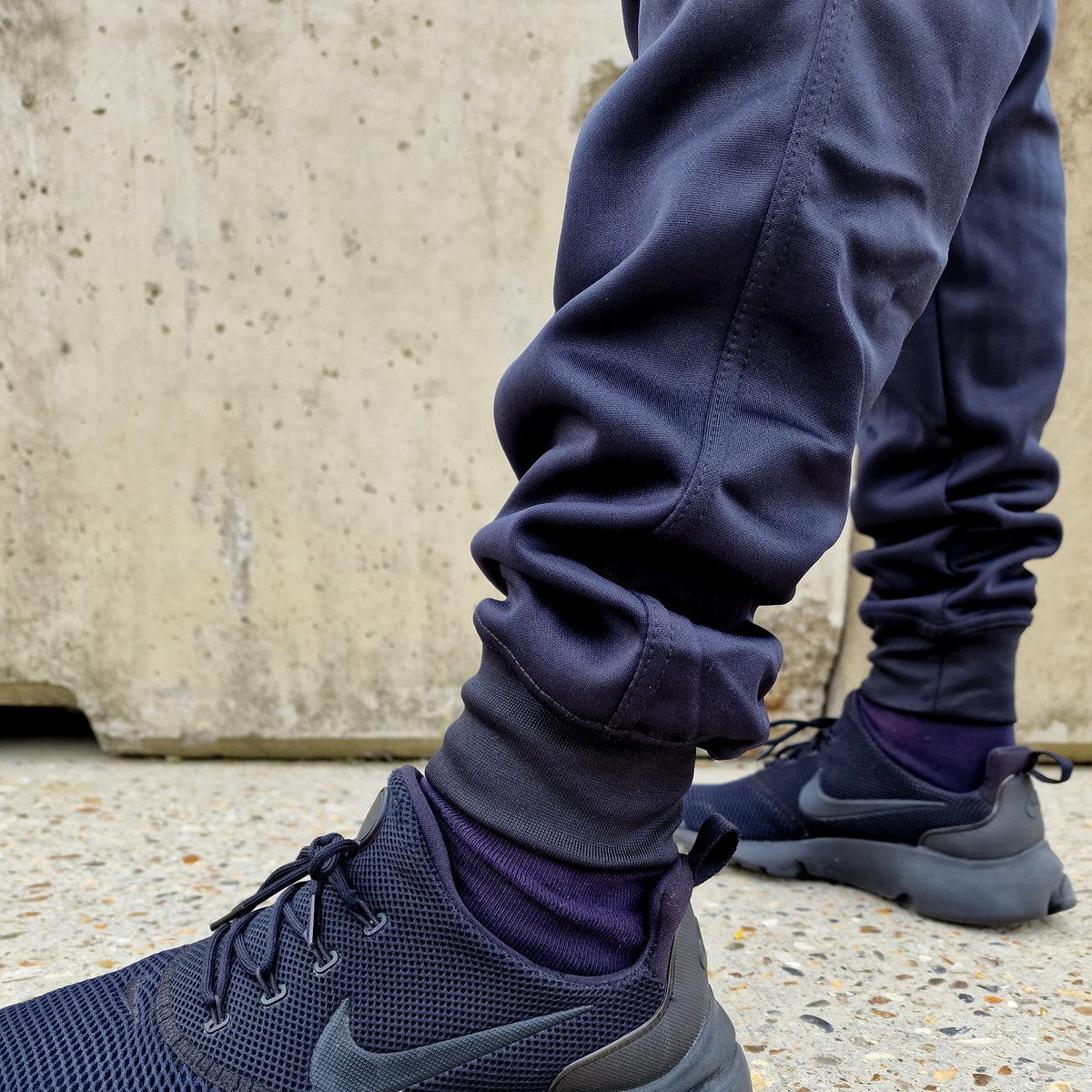 BLACK DUO GEAR POLYESTER FLEECE TRAINING & CASUAL TRACKSUIT