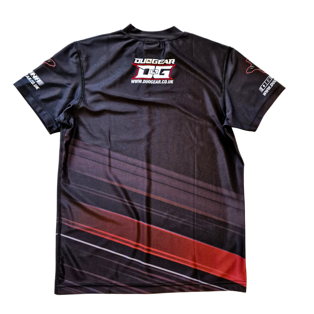 BLACK DG DNA MUAY THAI SPORTS & TRAINING POLY T-SHIRT