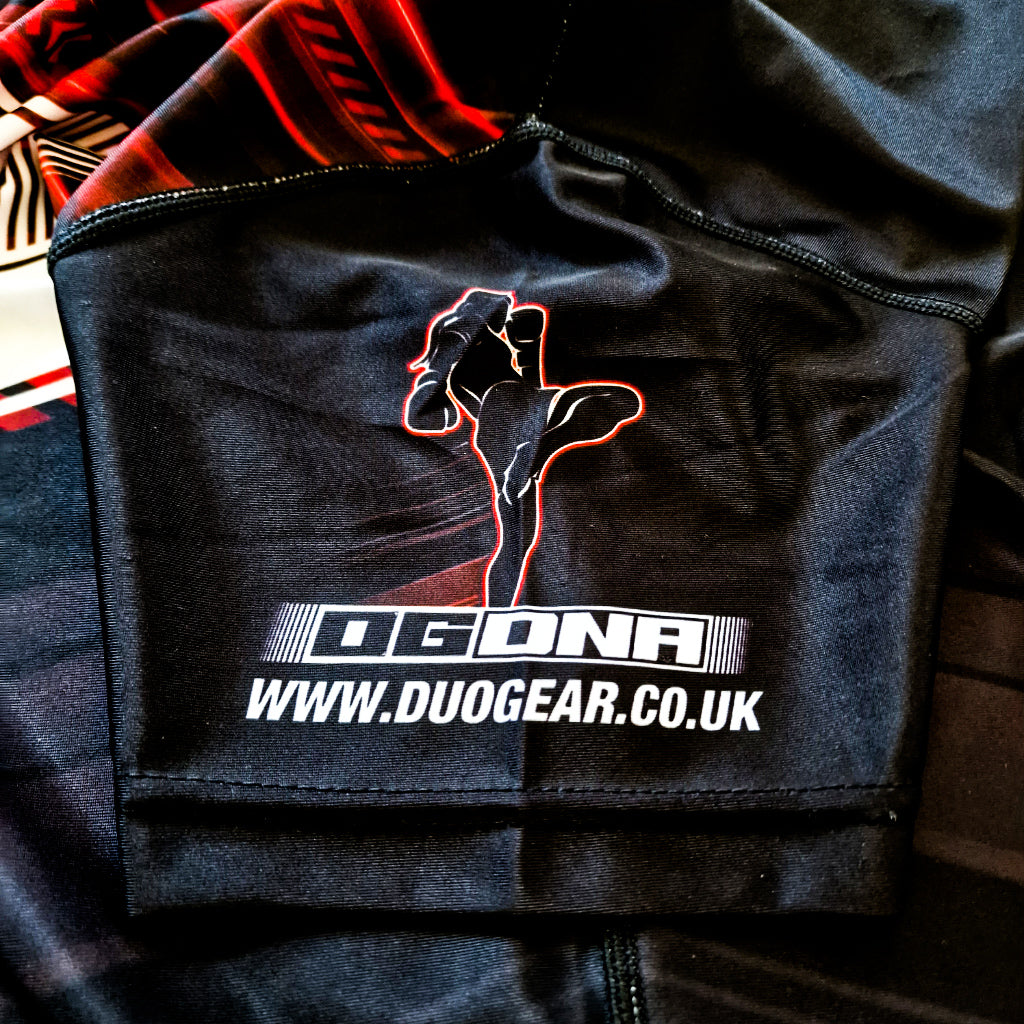 BLACK DG DNA MUAY THAI SPORTS & TRAINING POLY T-SHIRT