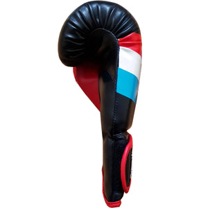 DUO GEAR | Boxing Gloves | BLACK STRIPES MUAY THAI BOXING GLOVES