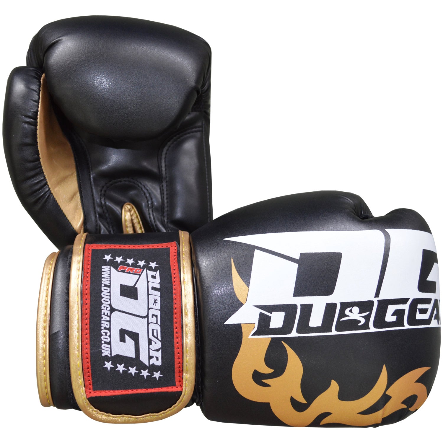 DUO GEAR | Boxing Gloves | BLACK 'DG2018' MUAY THAI BOXING GLOVES