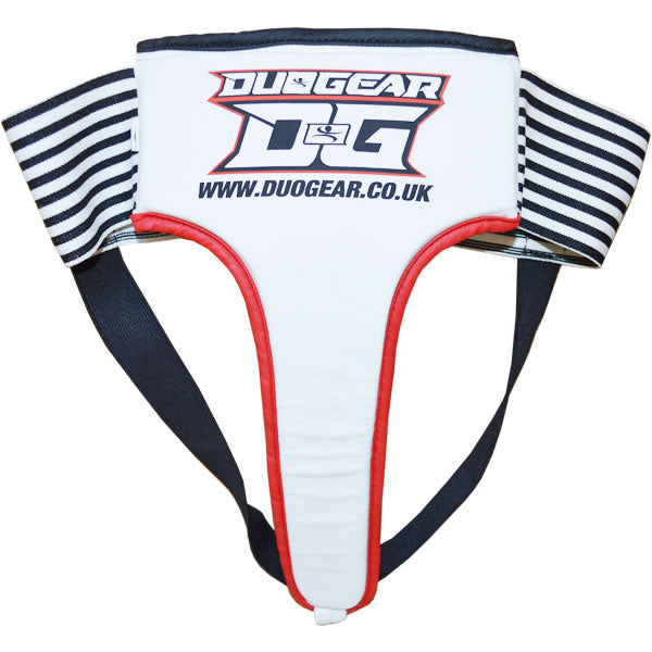 DUO GEAR | Groin Guard | WHITE FEMALE MUAY THAI GROIN GUARD