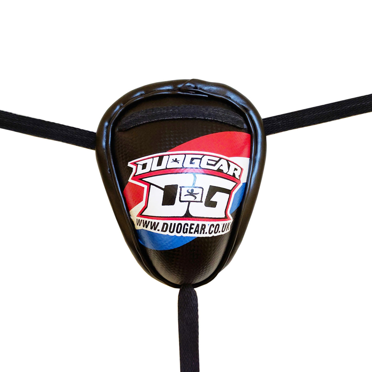 DUO GEAR | Groin Guard | BLACK THAI-STYLE STEEL GROIN GUARD