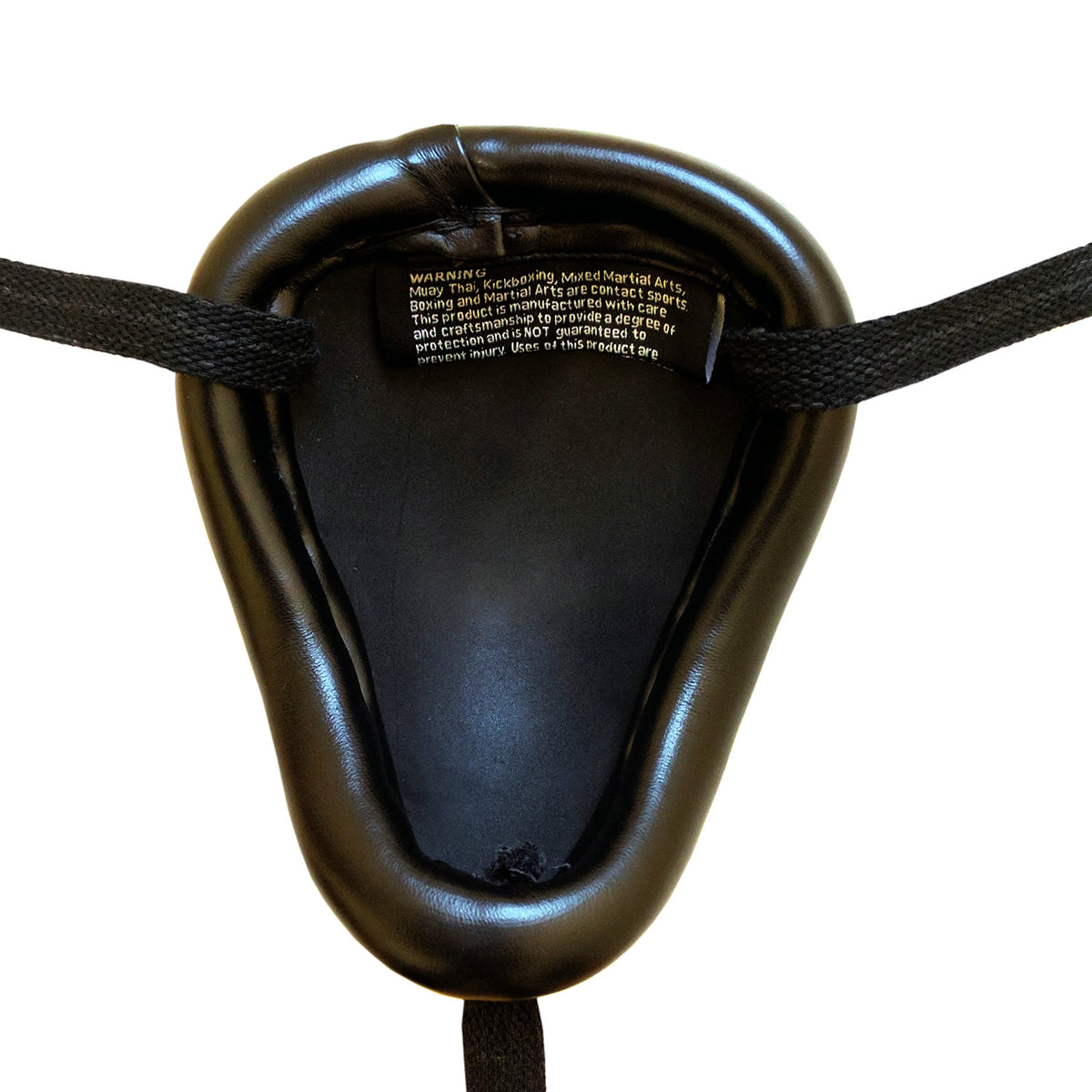 DUO GEAR | Groin Guard | BLACK THAI-STYLE STEEL GROIN GUARD