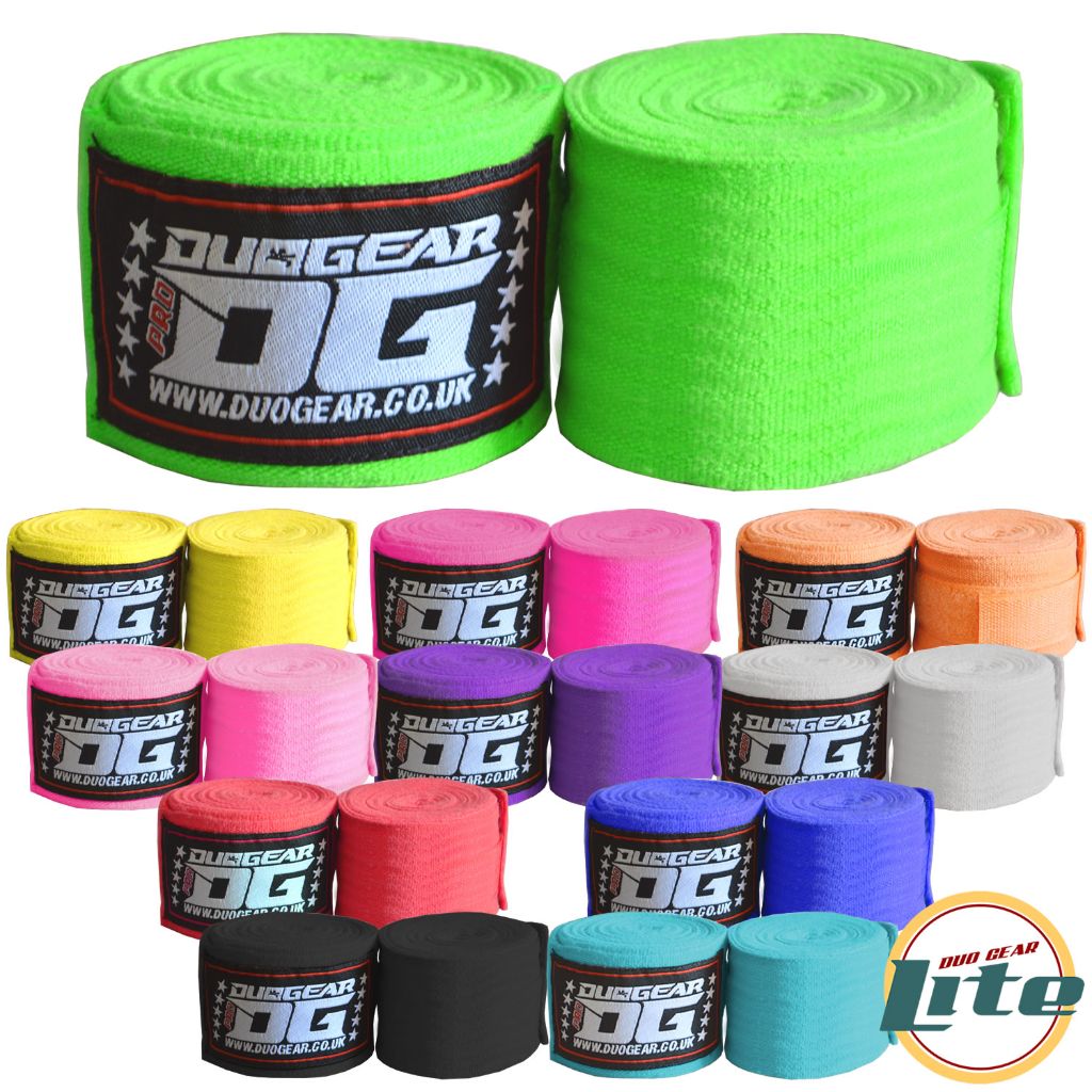 DUO GEAR | Hand Wraps | 2.5m MUAY THAI BOXING HAND WRAPS