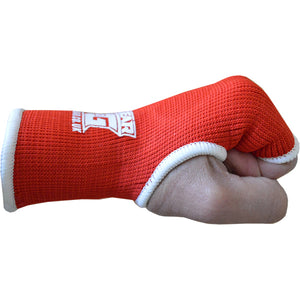 DUO GEAR | Inner Gloves | RED THUMBLESS BOXING INNER GLOVES