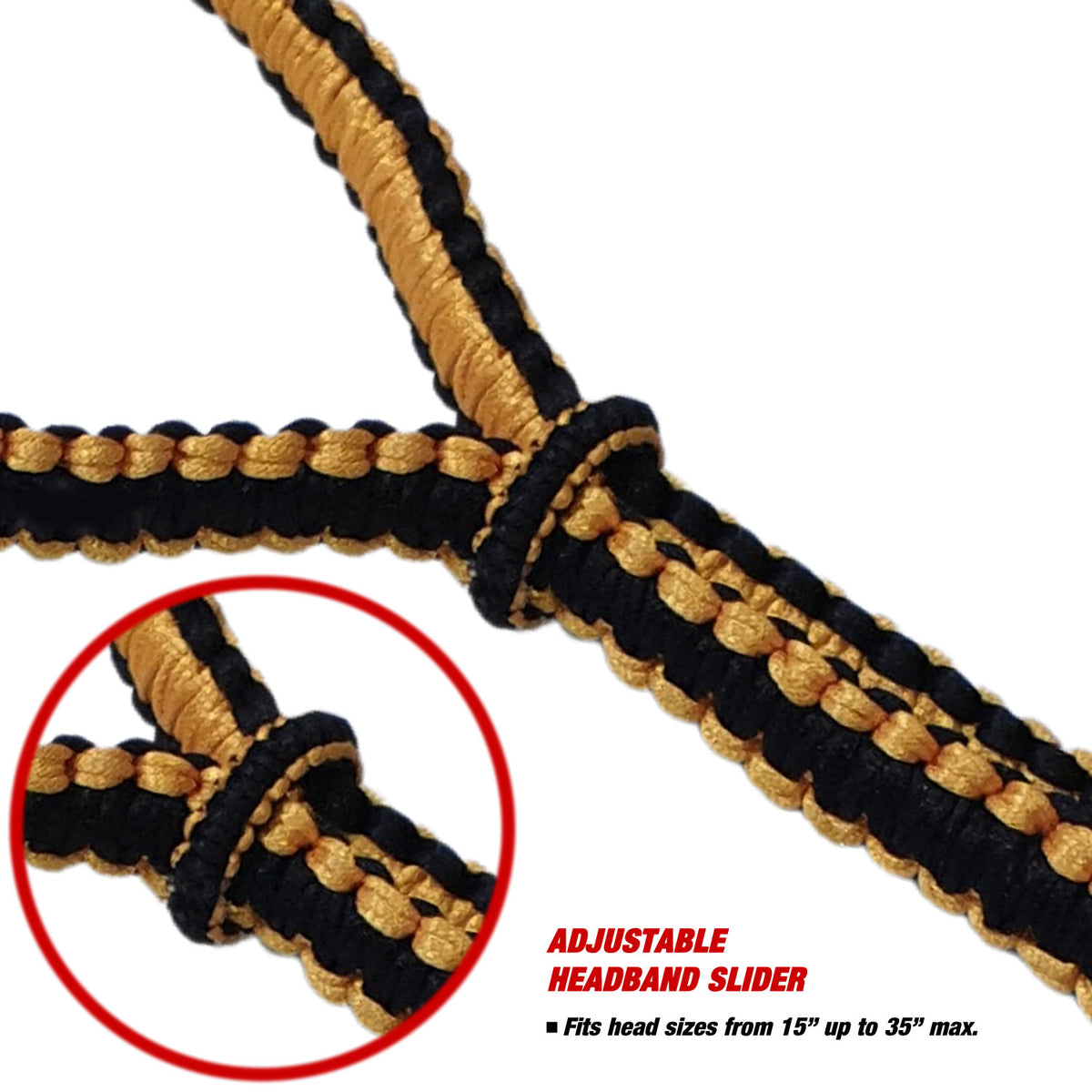 DUO GEAR | Mongkols | AUTHENTIC WEAVE BLACK & GOLDEN YELLOW MUAY THAI MONGKOL (Set)