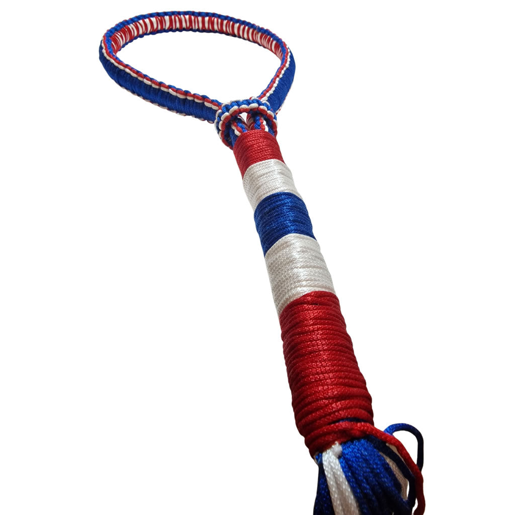 DUO GEAR | Mongkols | RED WHITE BLUE TRADITIONAL STYLE WEAVE MUAY THAI MONGKOL