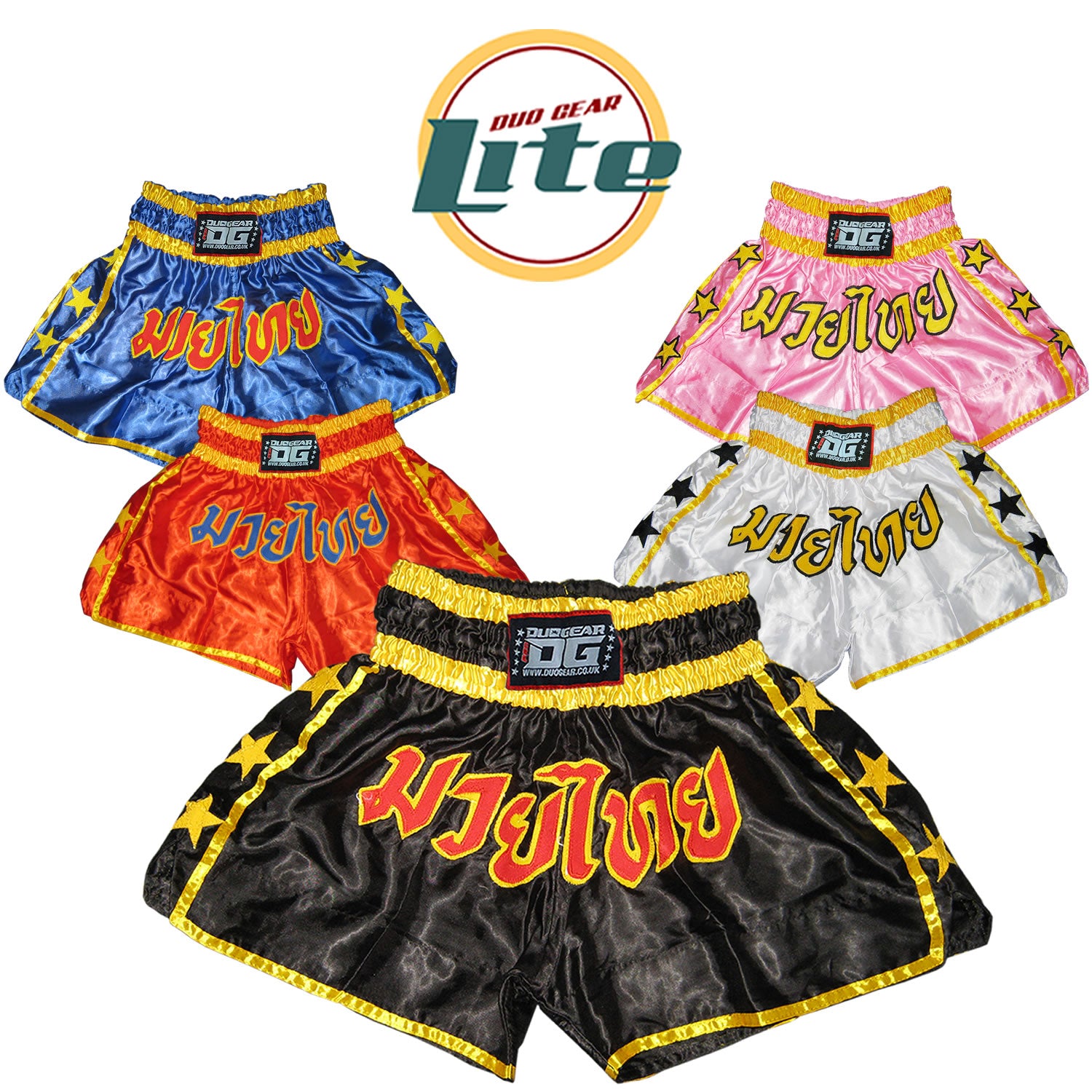 DUO GEAR | Muay Thai Shorts | LITE MUAY THAI SHORTS