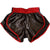 DUO GEAR | Muay Thai Shorts | BLACK RED RETRO 22 MUAY THAI SHORTS