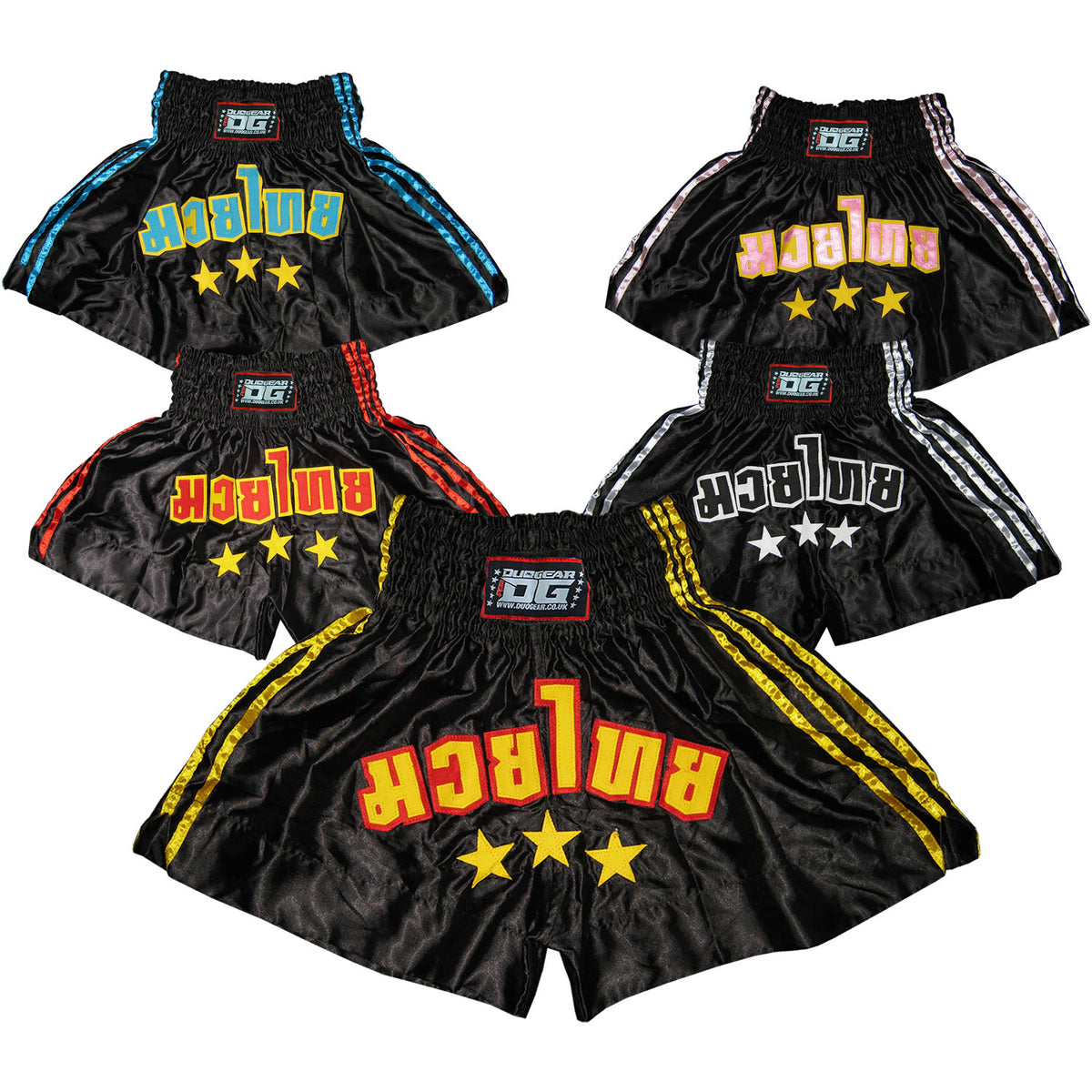 DUO GEAR | Muay Thai Shorts | STARS & STRIPES MUAY THAI SHORTS