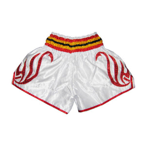 DUO GEAR | Muay Thai Shorts | WHITE SCORPION MUAY THAI SHORTS