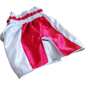 DUO GEAR | Muay Thai Shorts | RED, WHITE & BLUE STRIPES MUAY THAI SHORTS