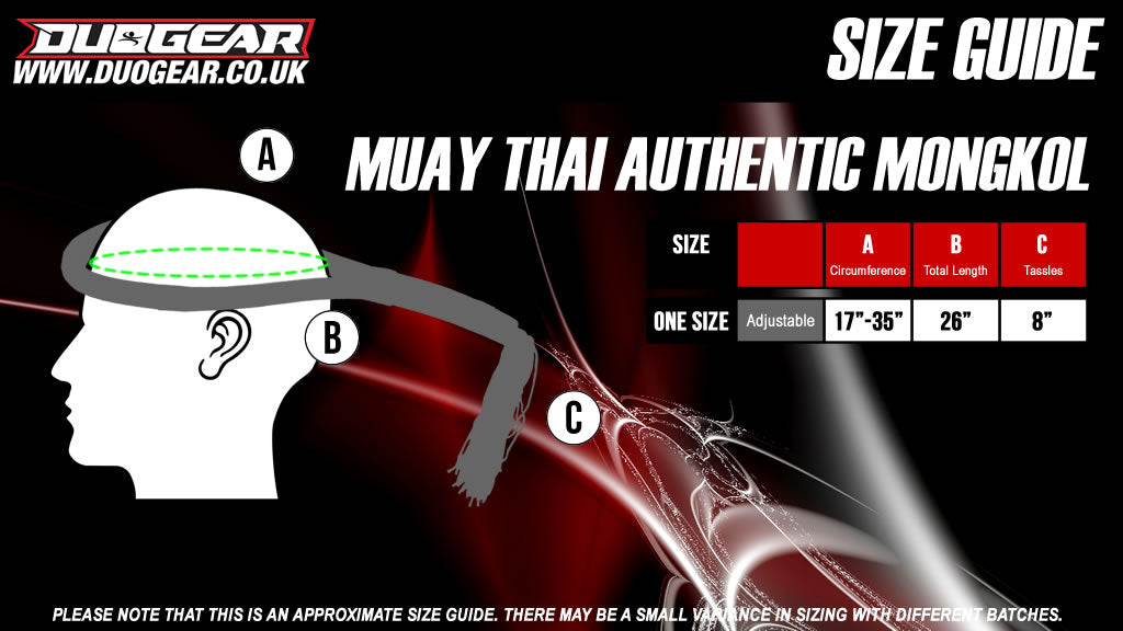 AUTHENTIC WEAVE BLACK & GOLDEN YELLOW MUAY THAI MONGKOL (Set)