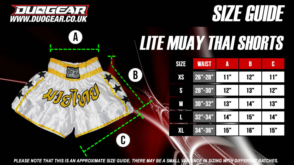 LITE MUAY THAI SHORTS